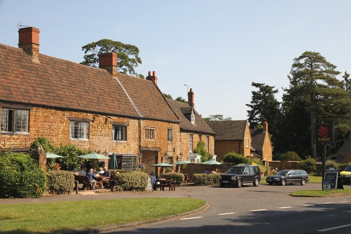 The Red Lion pub in Adderbury