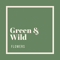 Green and Wild Flowers logo